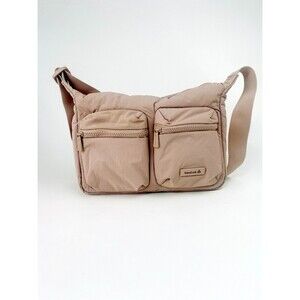 Reebok Eve Beige Puffy Adjustable Strap Crossbody Durable Material 100% Nylon